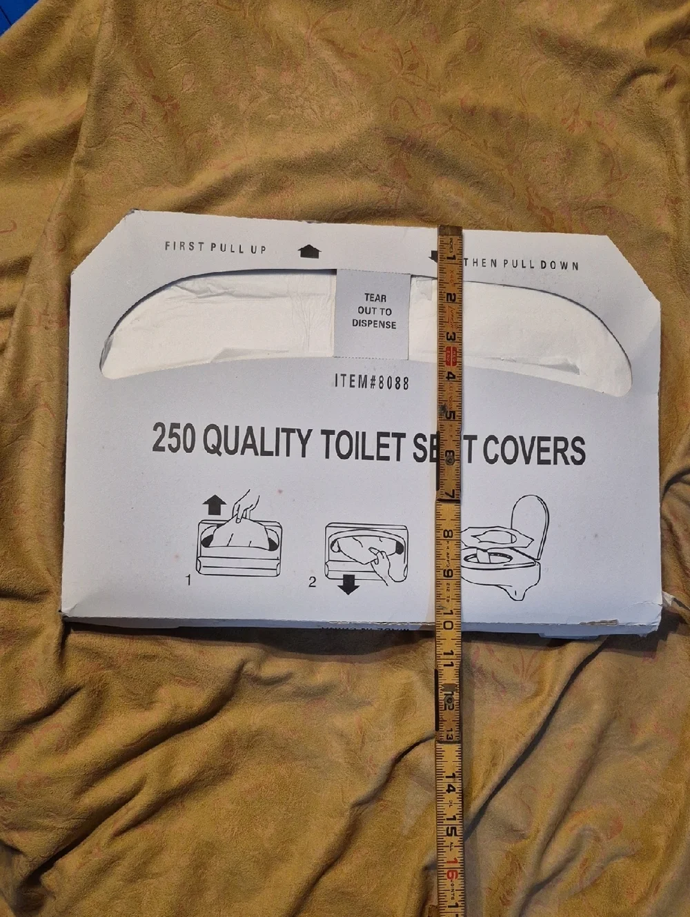 Public Toilet Seat Cover•1,000 Count total•  Four(4)Packages•250 seat covers ea.